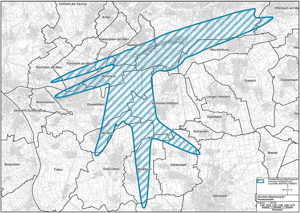 Das Fördergebiet des Regionalfonds (Quelle: Vorschlag für Kriterien zur Vergabe von Fördermitteln aus dem Regionalfonds, FFR, 2012)