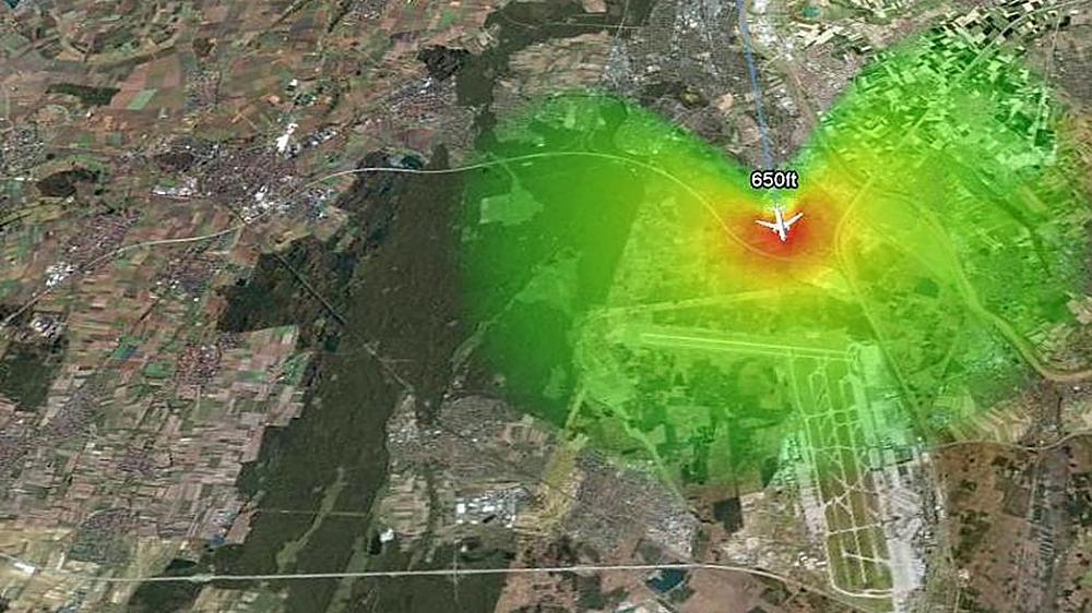 Simulation Noise Footprint (Quelle: UNH)
