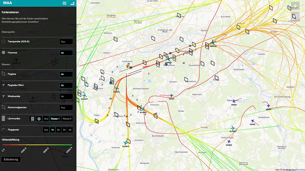Screenshot Anwendung INAA